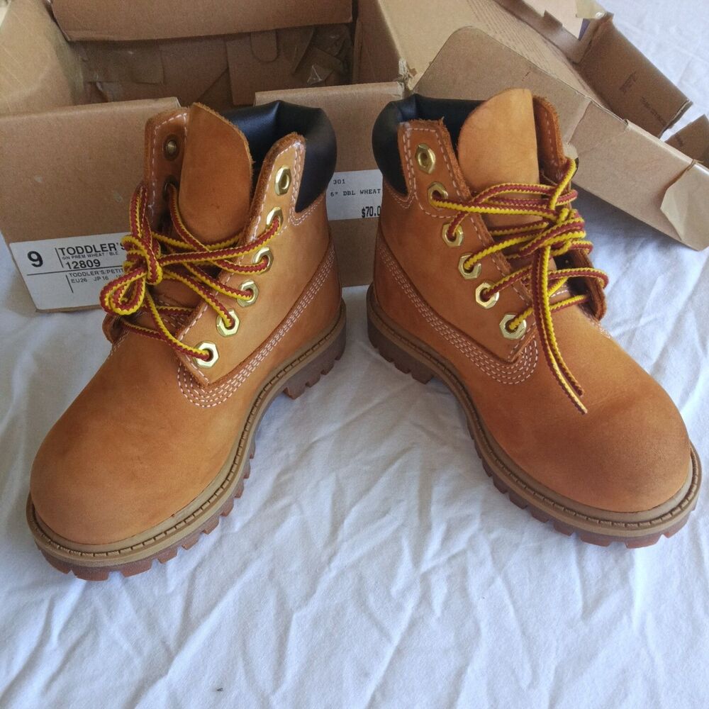 TIMBERLAND 6 INCH PREMIUM WHEAT BOOT TODDLERS SIZE 8M/M TB012809